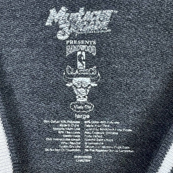 Chicago Bulls Windy City Pullover Sweater Mens L Gray Patch Design Logo - Picture 8 of 10